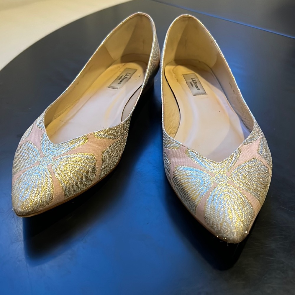 L.K. Bennett Cally Pointed Toe Flat